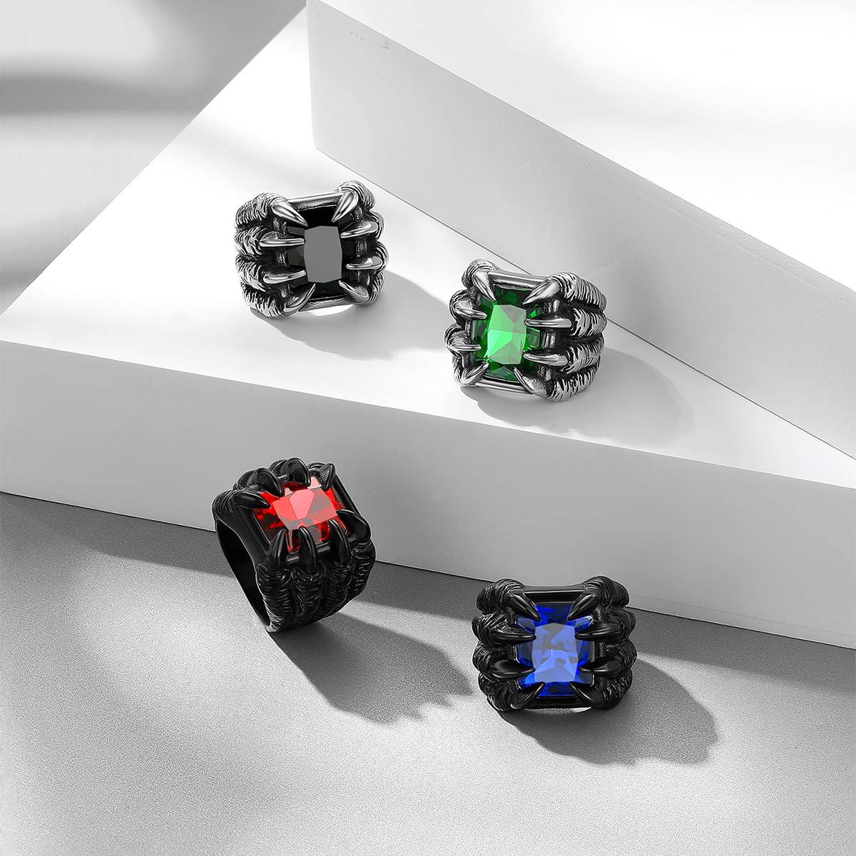 Dragon Claw Eye Ring in different color