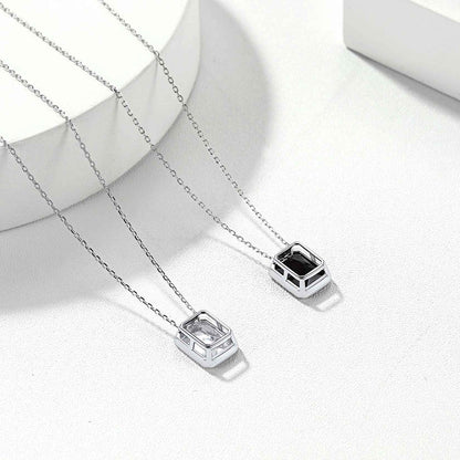 Emerald Cut CZ Necklace