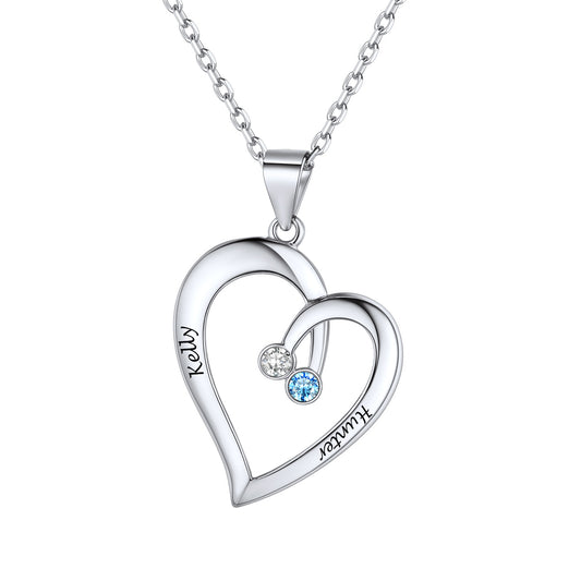 Engraved Name Family Necklace for Women CP14789