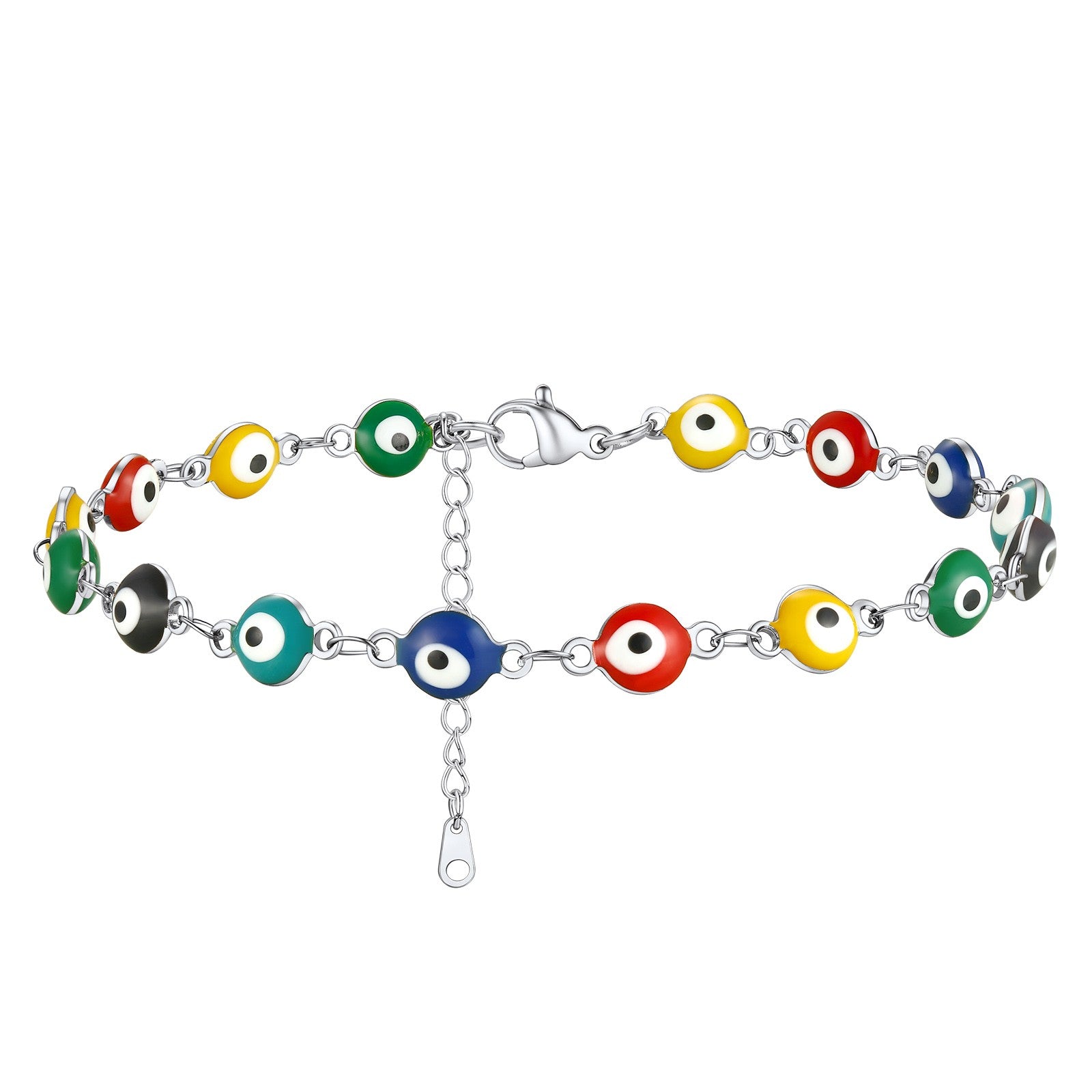 Evil Eye Anklets For Women Steel