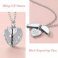Heart Locket Necklace with Picture