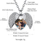 Heart Locket Necklace with Picture  Silver
