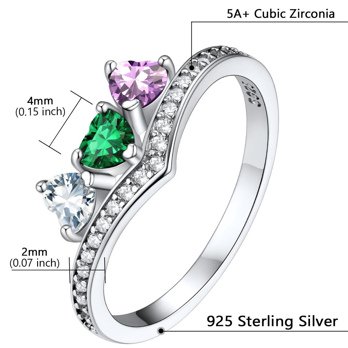 Family Ring With Birthstone