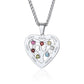 Family Tree of Life 2 7 Birthstone Necklace For Women