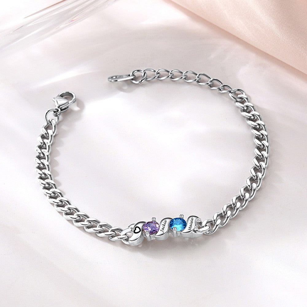 Family Birthstone Bracelet