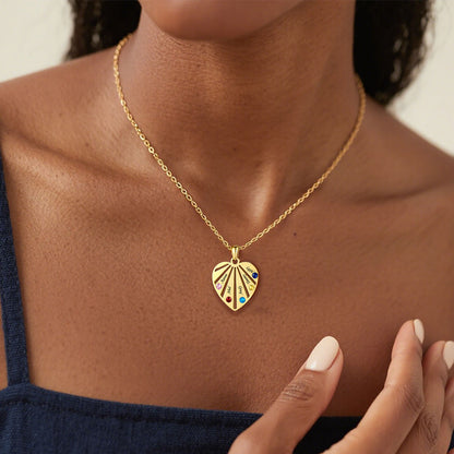 Family Birthstone Necklace for Women