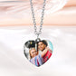 Personalized Heart Shape Photo Necklace for Women