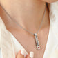 Personalized Engravable Birthstone Bar Necklace