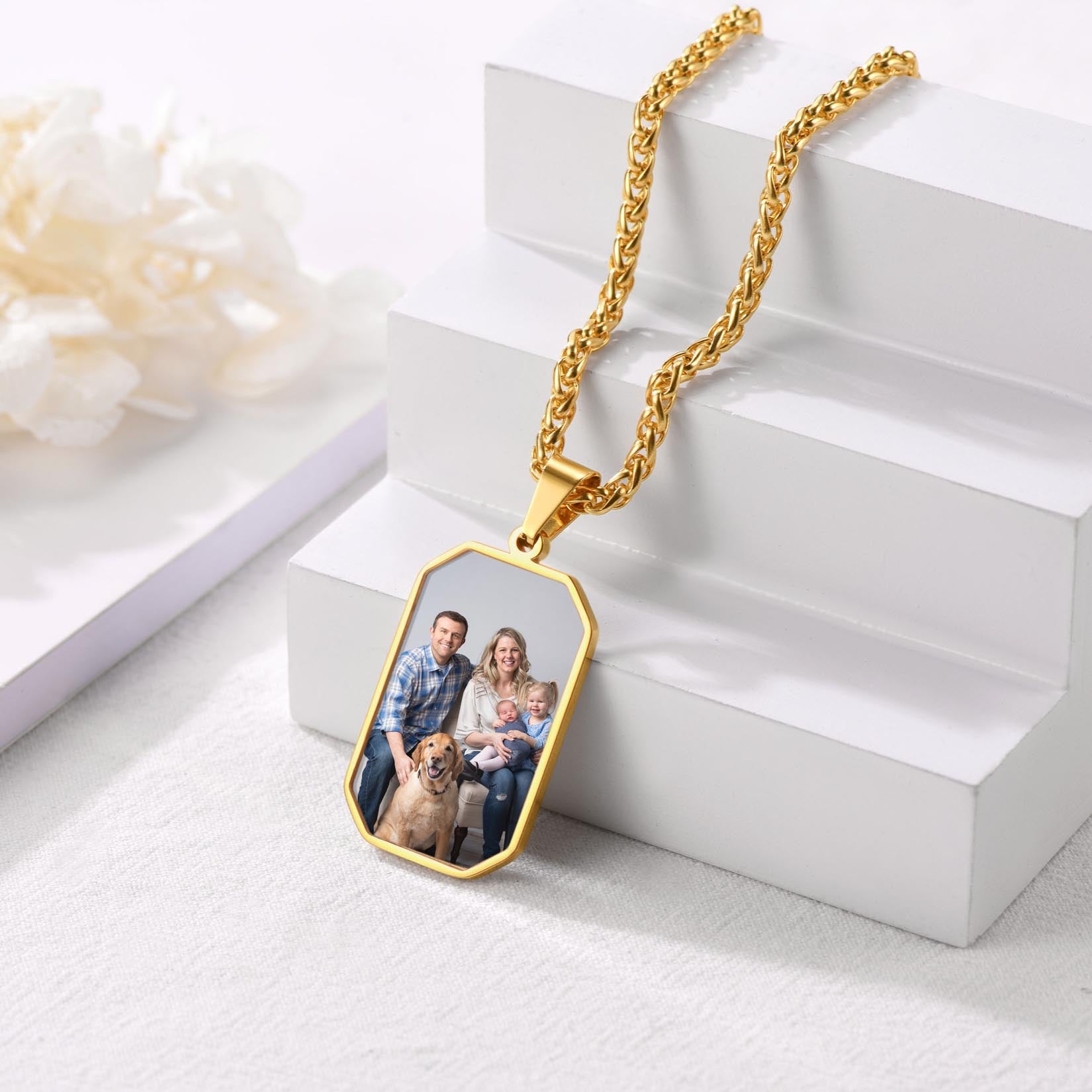Picture Necklace for Men Women 