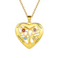 Gold 4 Birthstone Necklace