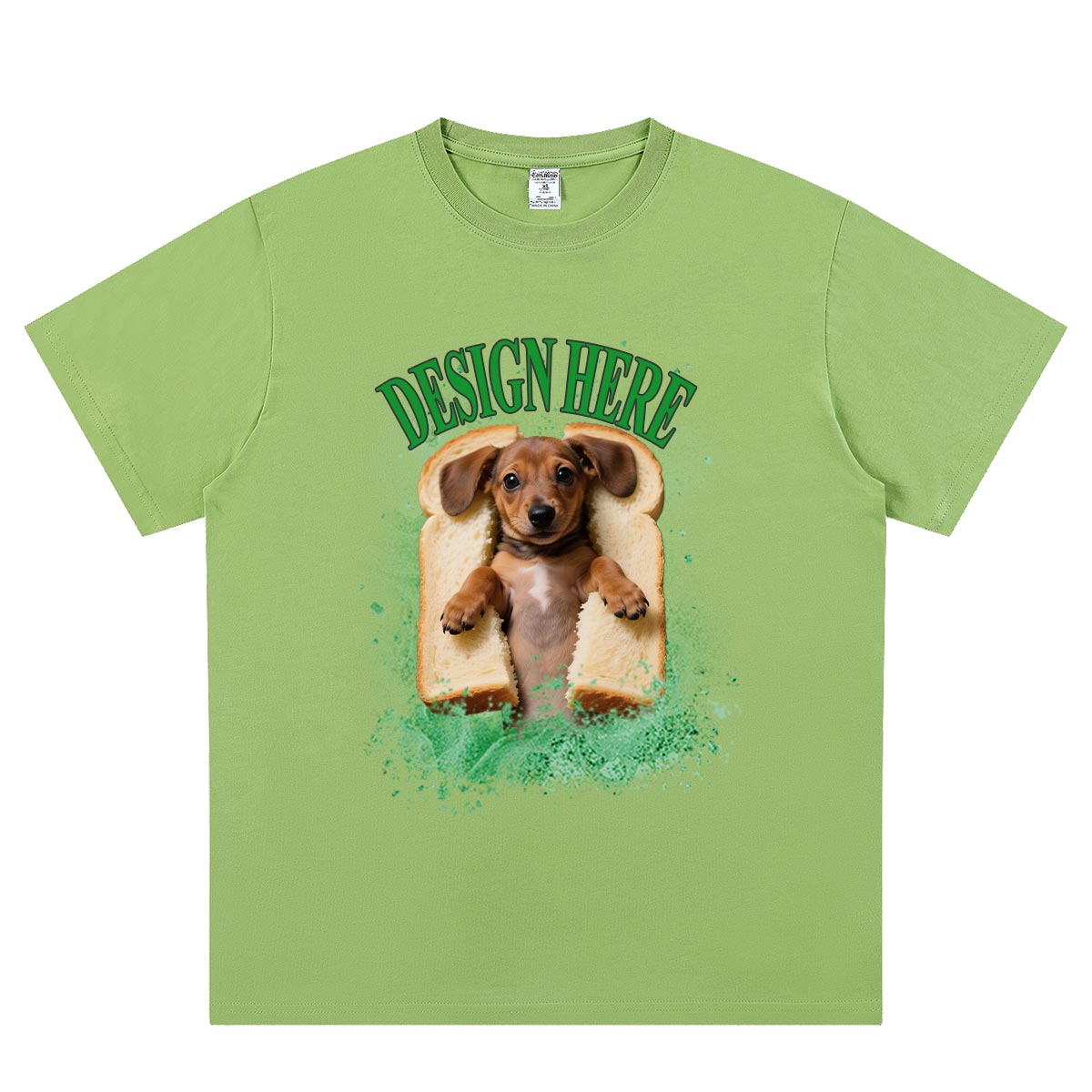 Green Personalized Photo and Text T-Shirts