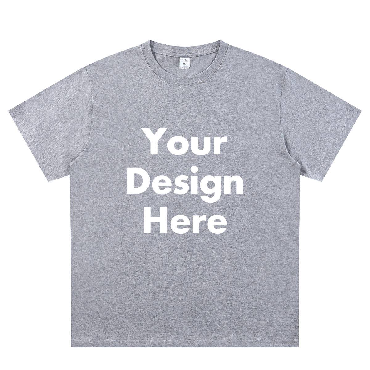 Grey Text T-Shirts for Women Men