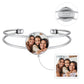 Personalized Photo Cuff Bracelets for Women Men