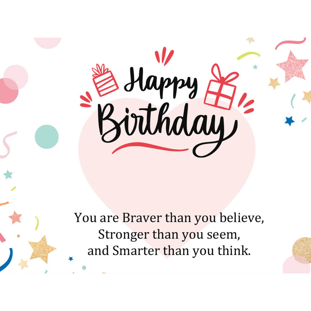 Happy birthday greeting card