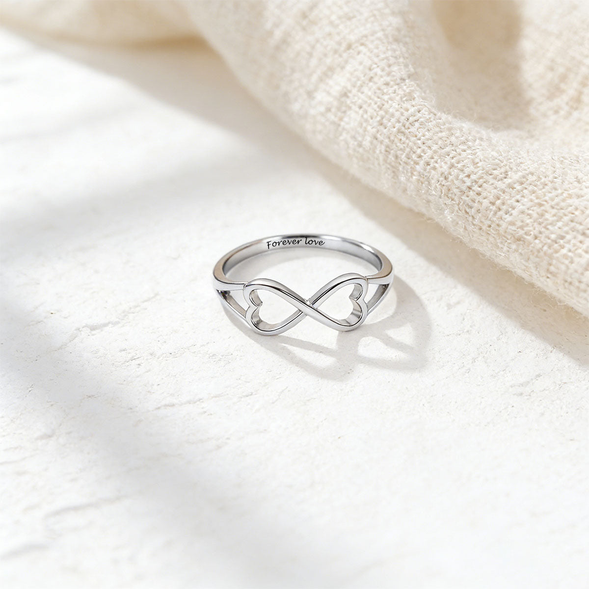 Heart Infinity Promise Rings for women