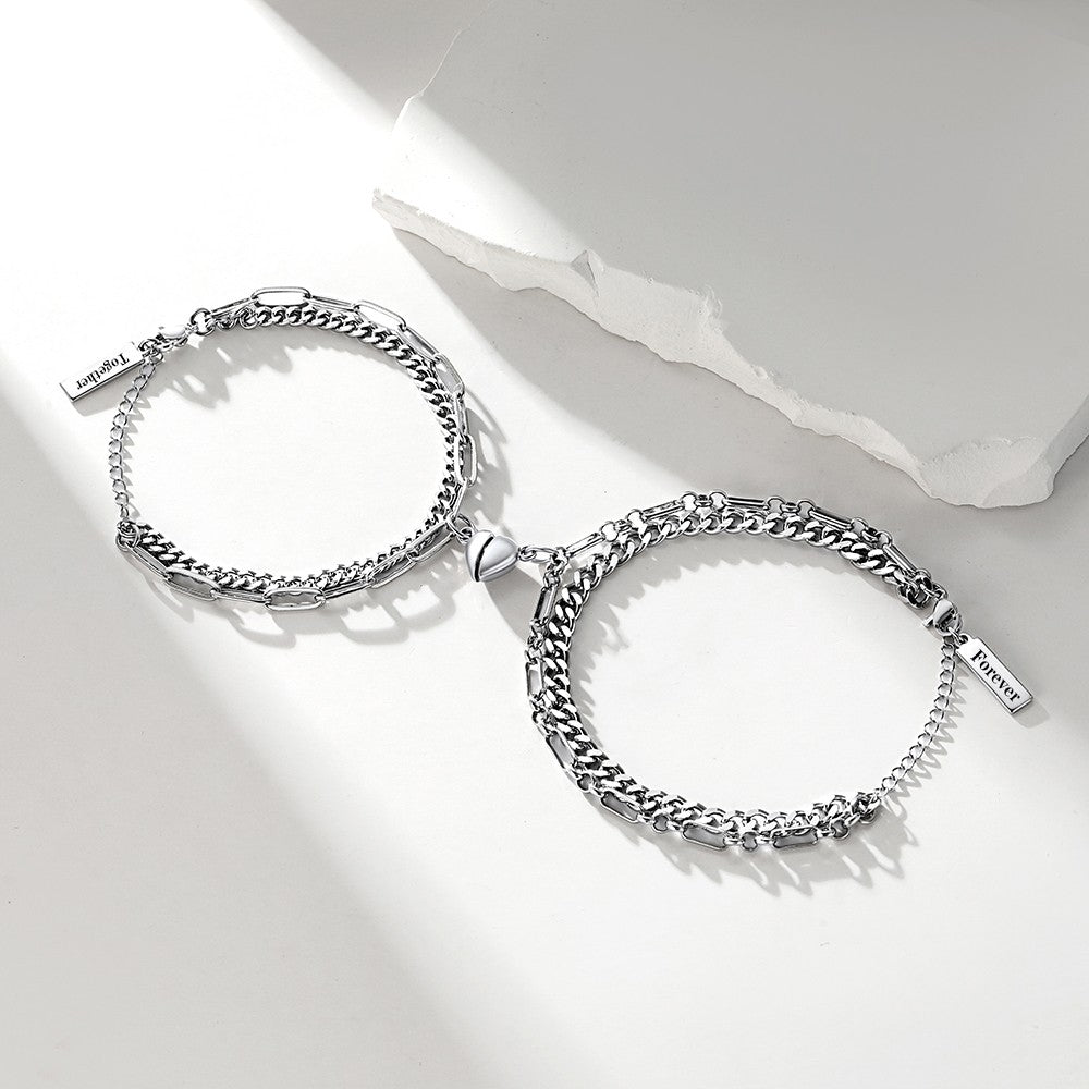 Heart Matching Couples Bracelets