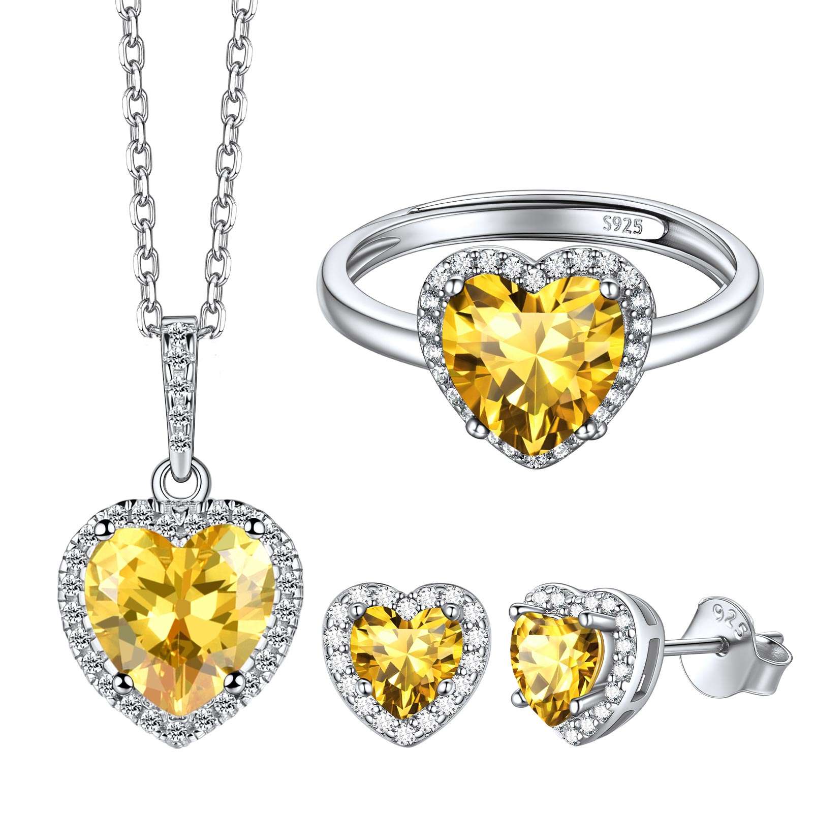 Heart November Birthstone Jewelry