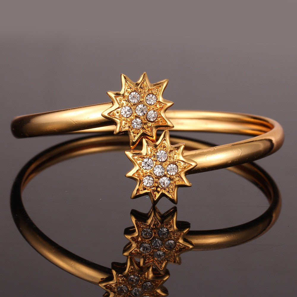 ⚡Flash Sale Austrian Rhinstone Star Cuff Bracelets