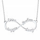 Infinity Necklace 4 Name