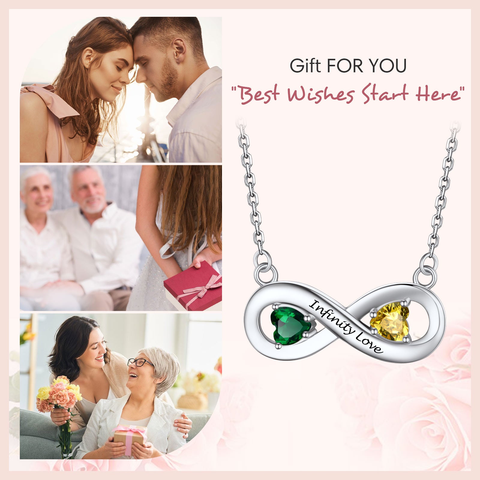 Infinity Necklace for women gift