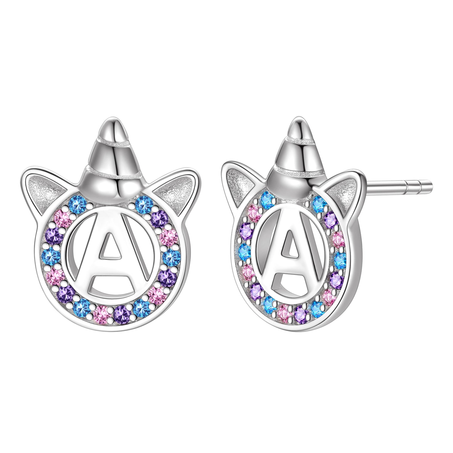 Initial A Earrings