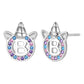 Initial B Earrings