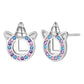 Initial Earrings L