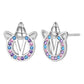 Initial Earrings V