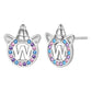 Initial Earrings W