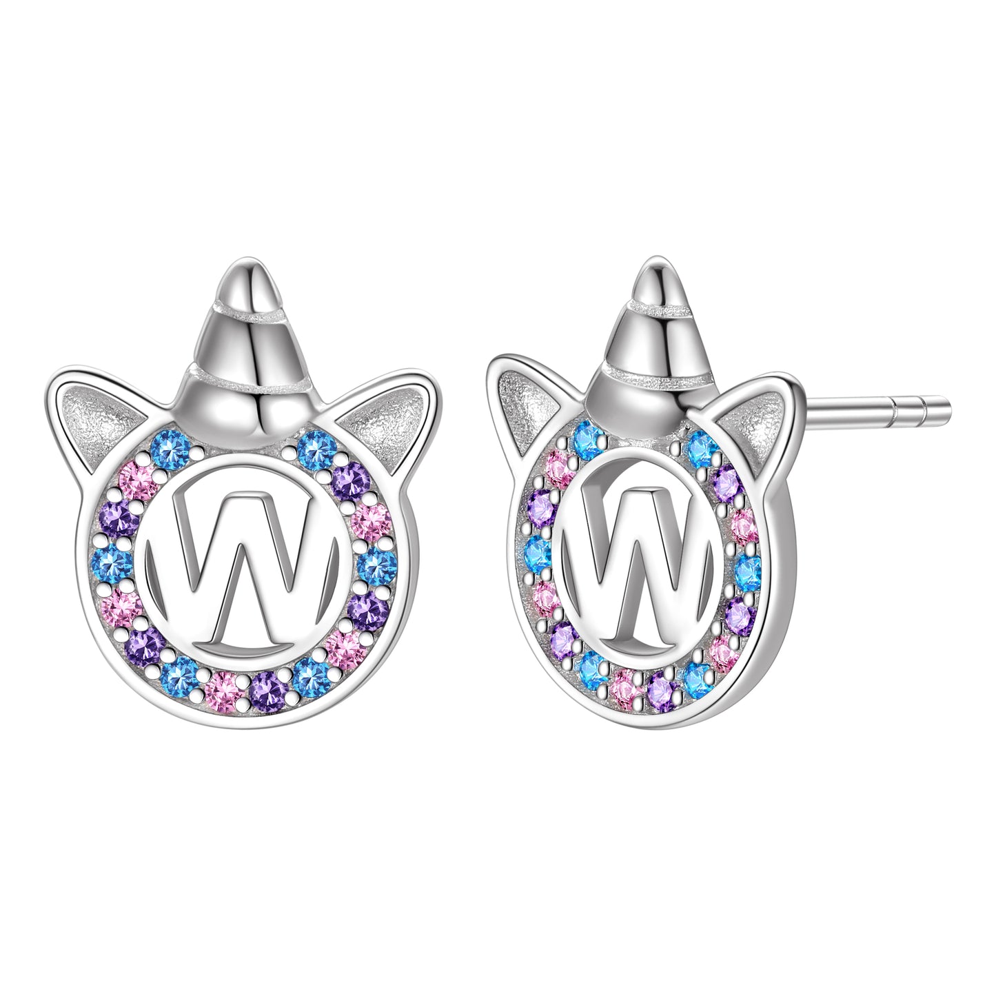 Initial Earrings W