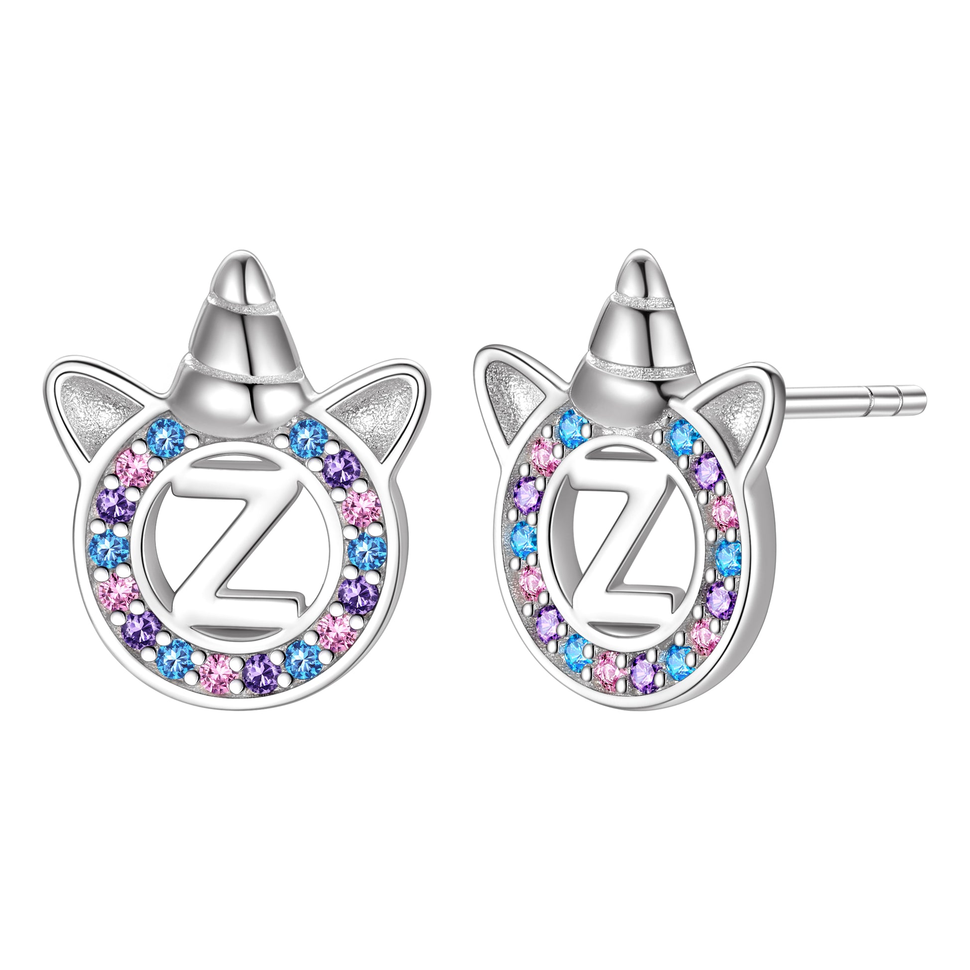 Initial Earrings Z