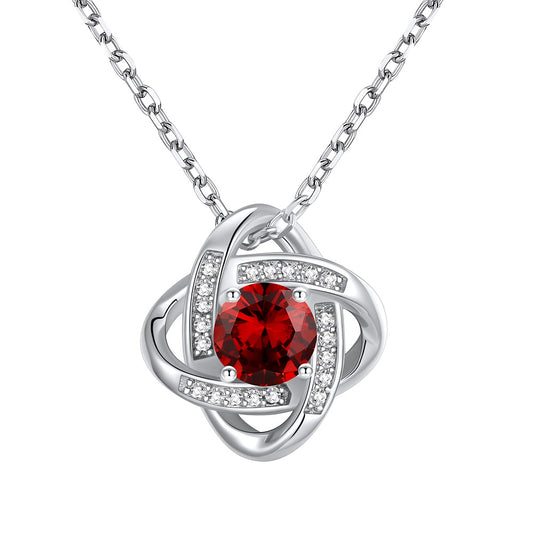 January Birthstone Necklace