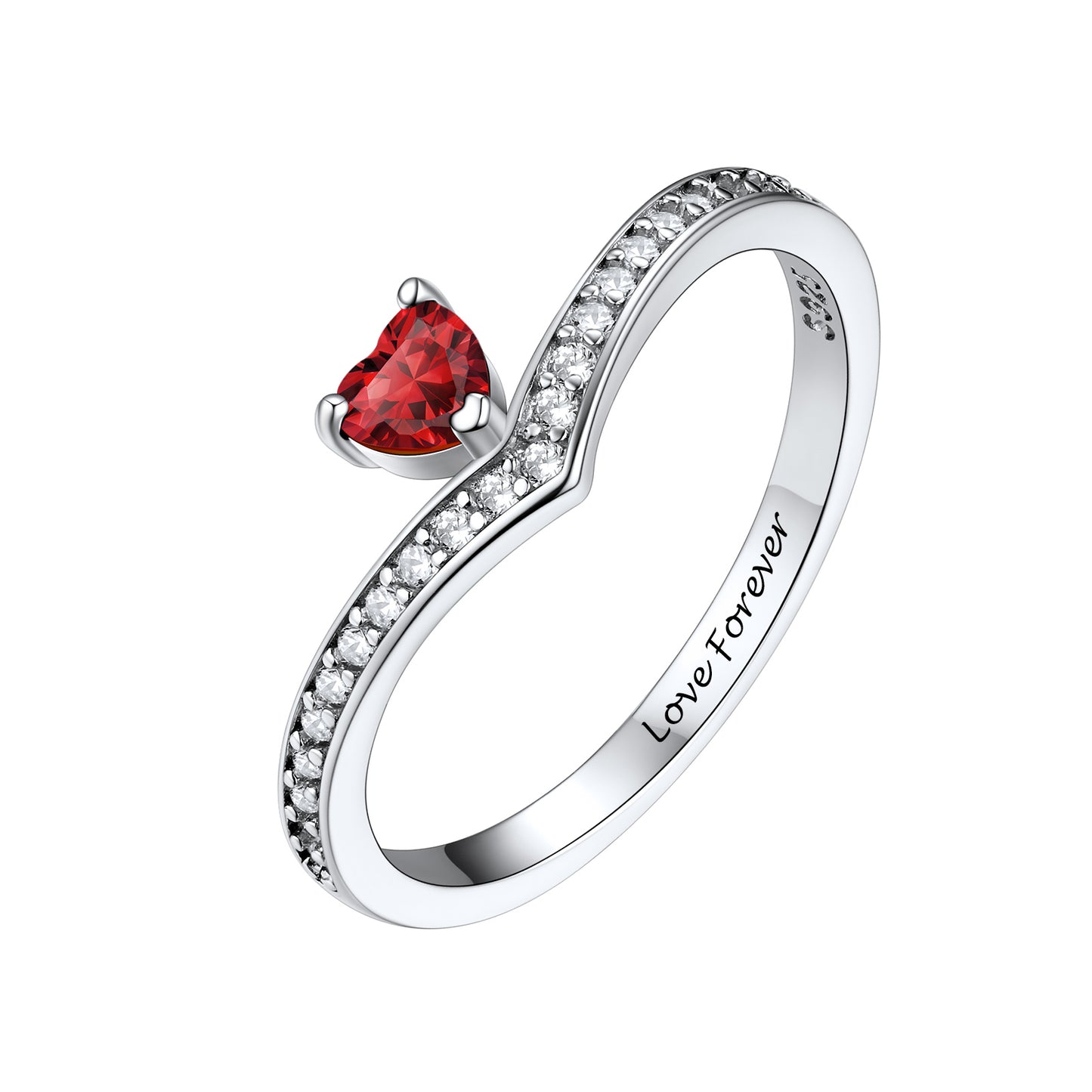 January Birthstone ring for women