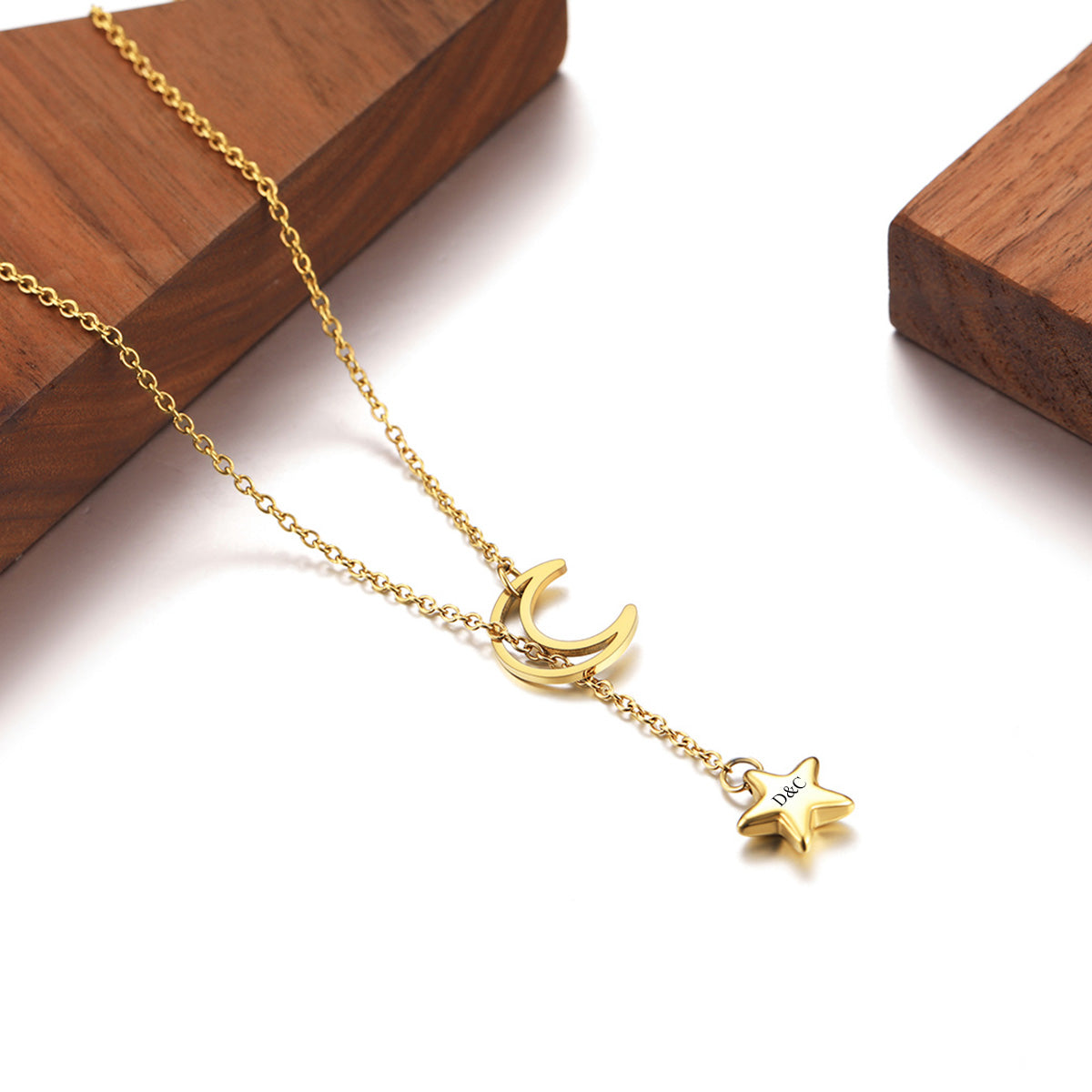 Lariat Y Necklaces Adjustable Long Chain Necklace Gold Plated