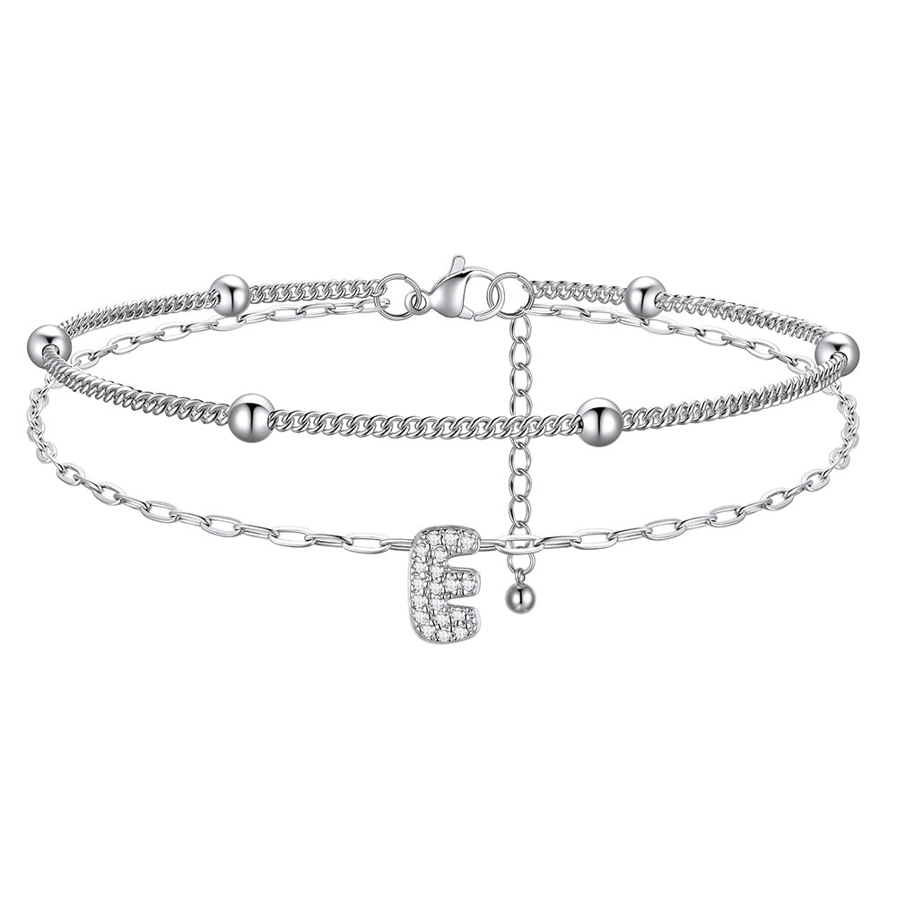 Layered CZ Bubble Initial E Anklets
