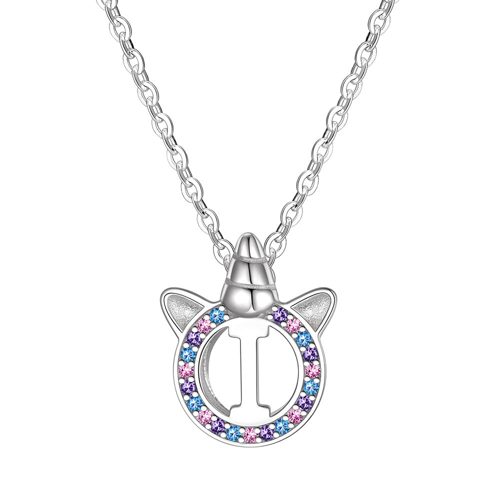 Letter Unicorn Necklace I