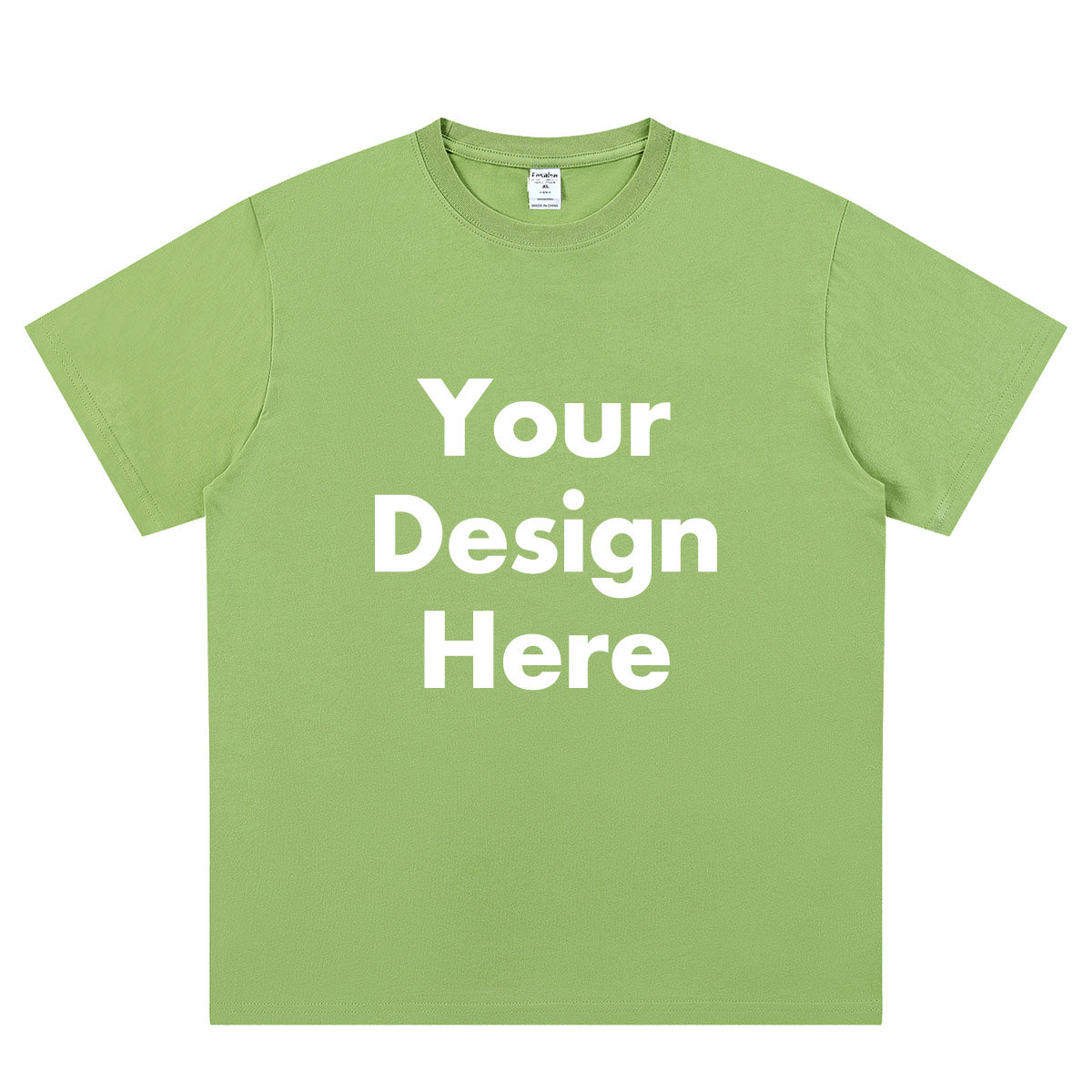 Light Green Text T-Shirts for Women Men