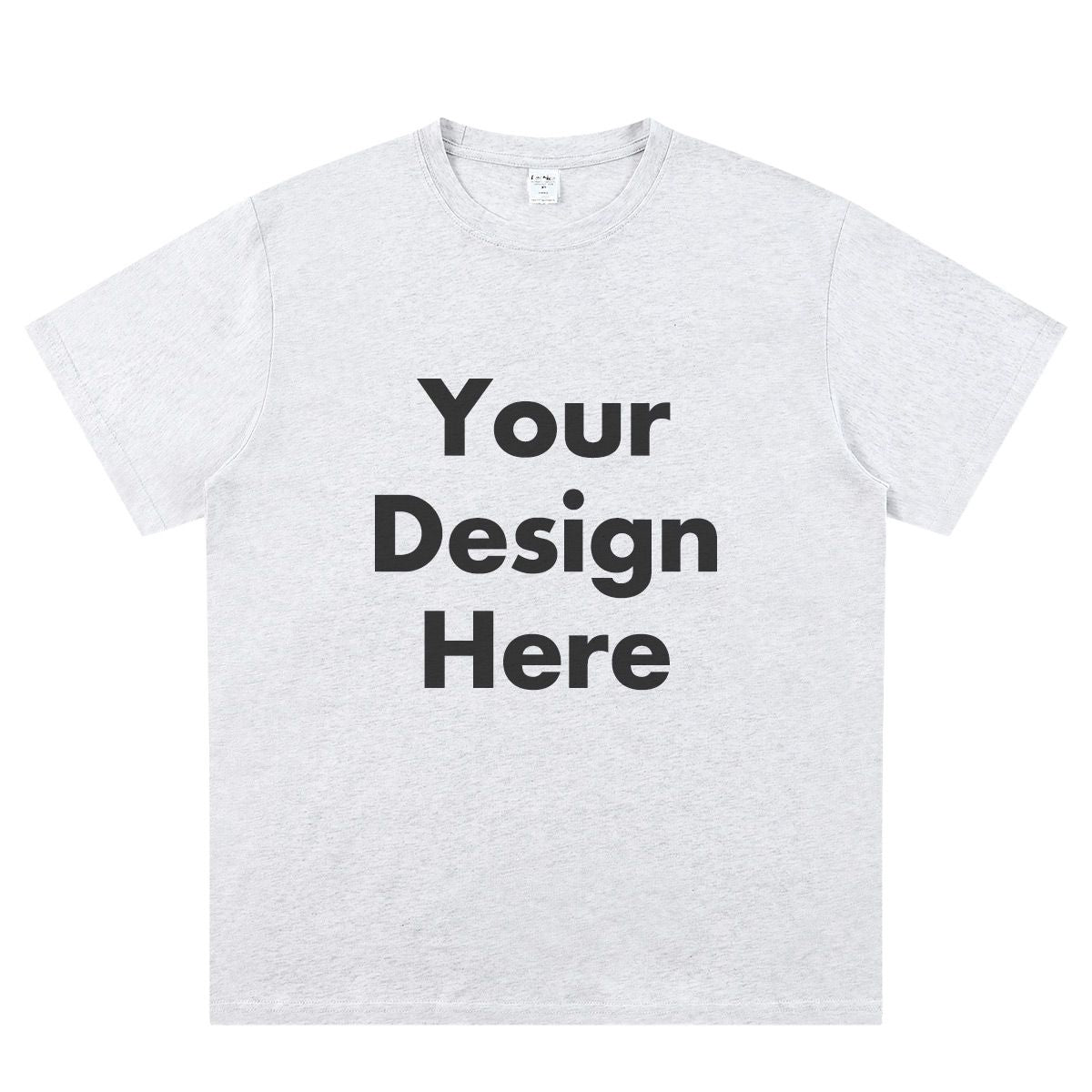 Light Grey Text T-Shirts for Women Men