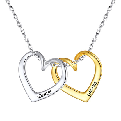 Love Open Heart Necklace for Women