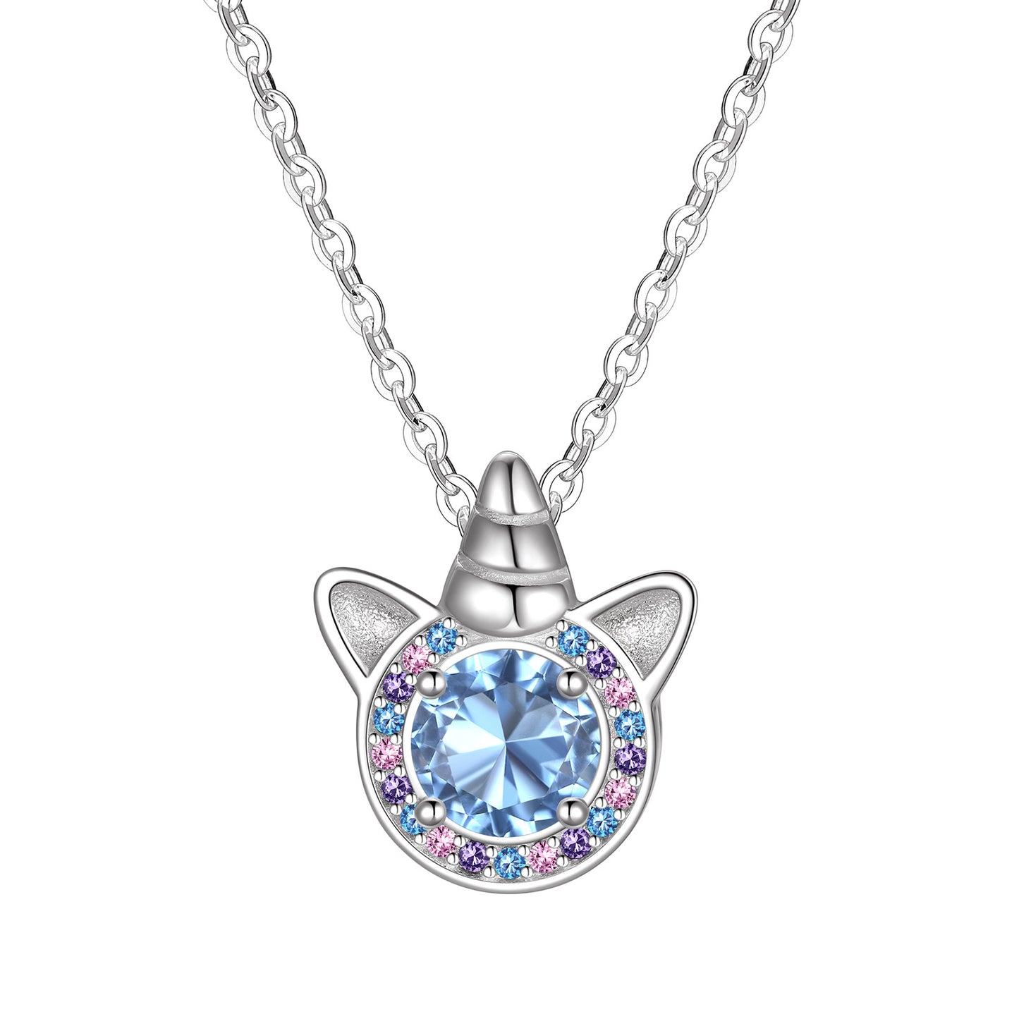 March Unicorn Necklace