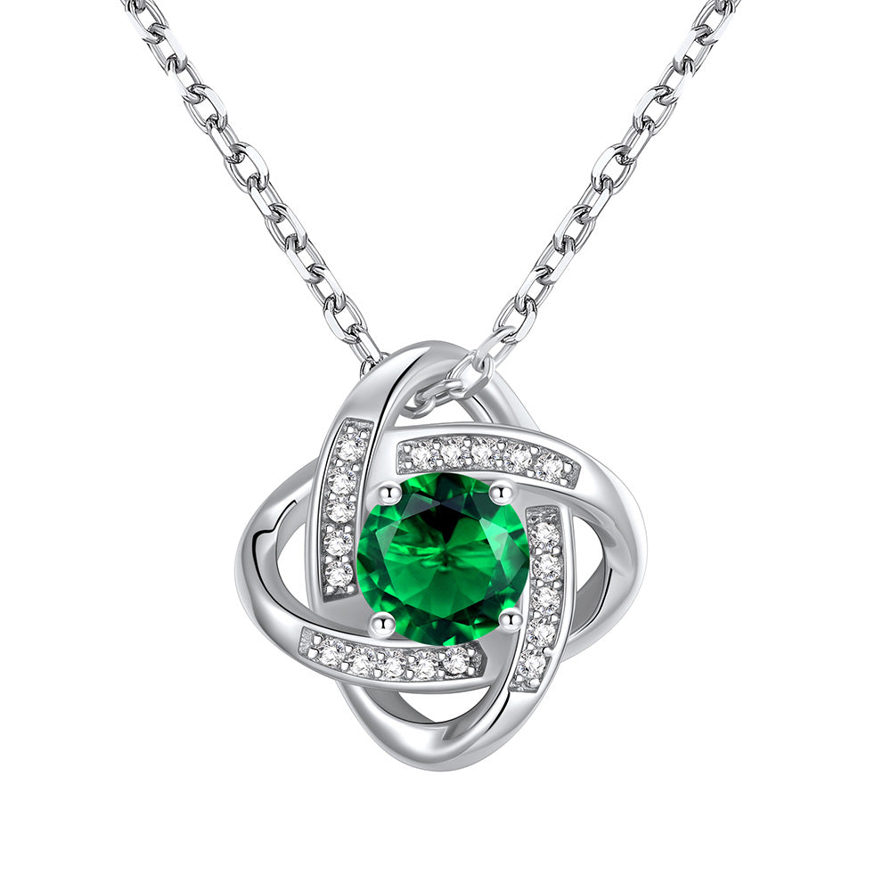 May Birthstone Necklace