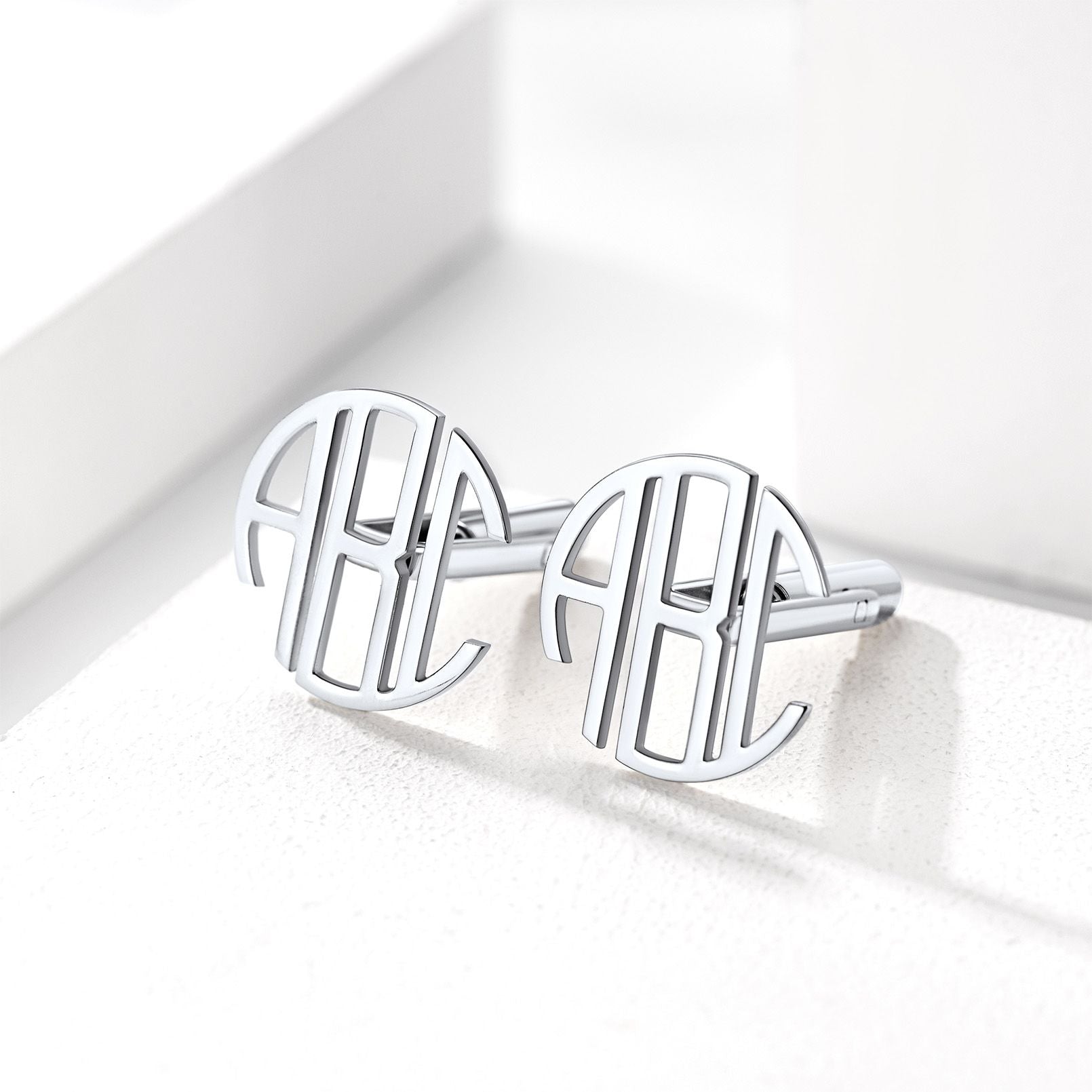 Mens Custom Initial Cufflinks