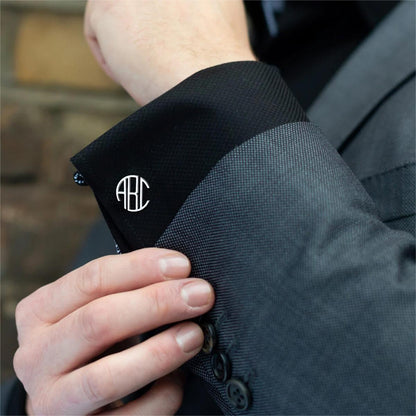 Mens Monogram Initial Cufflinks
