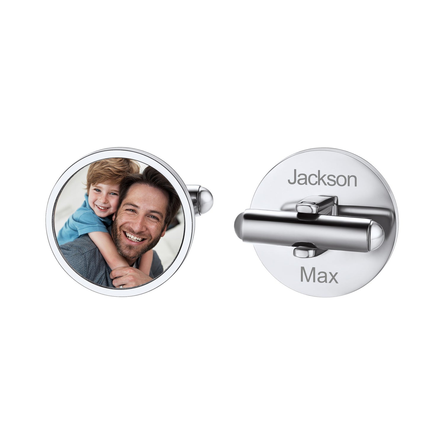 Mens Personalized Photo Cufflinks
