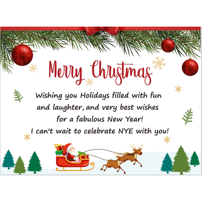 Merry Christmas Gift Greeting Card