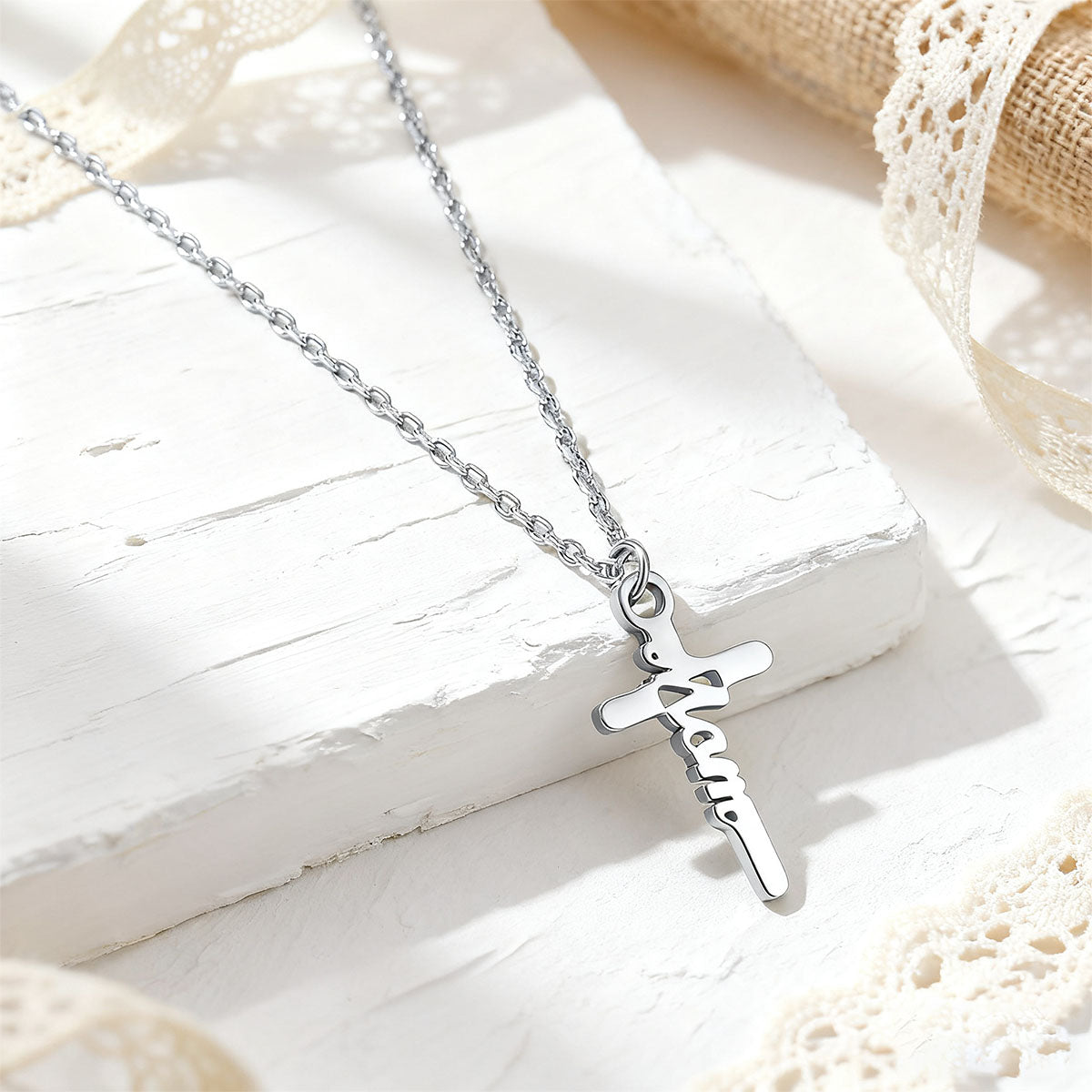 Mom Necklace Cross Necklace