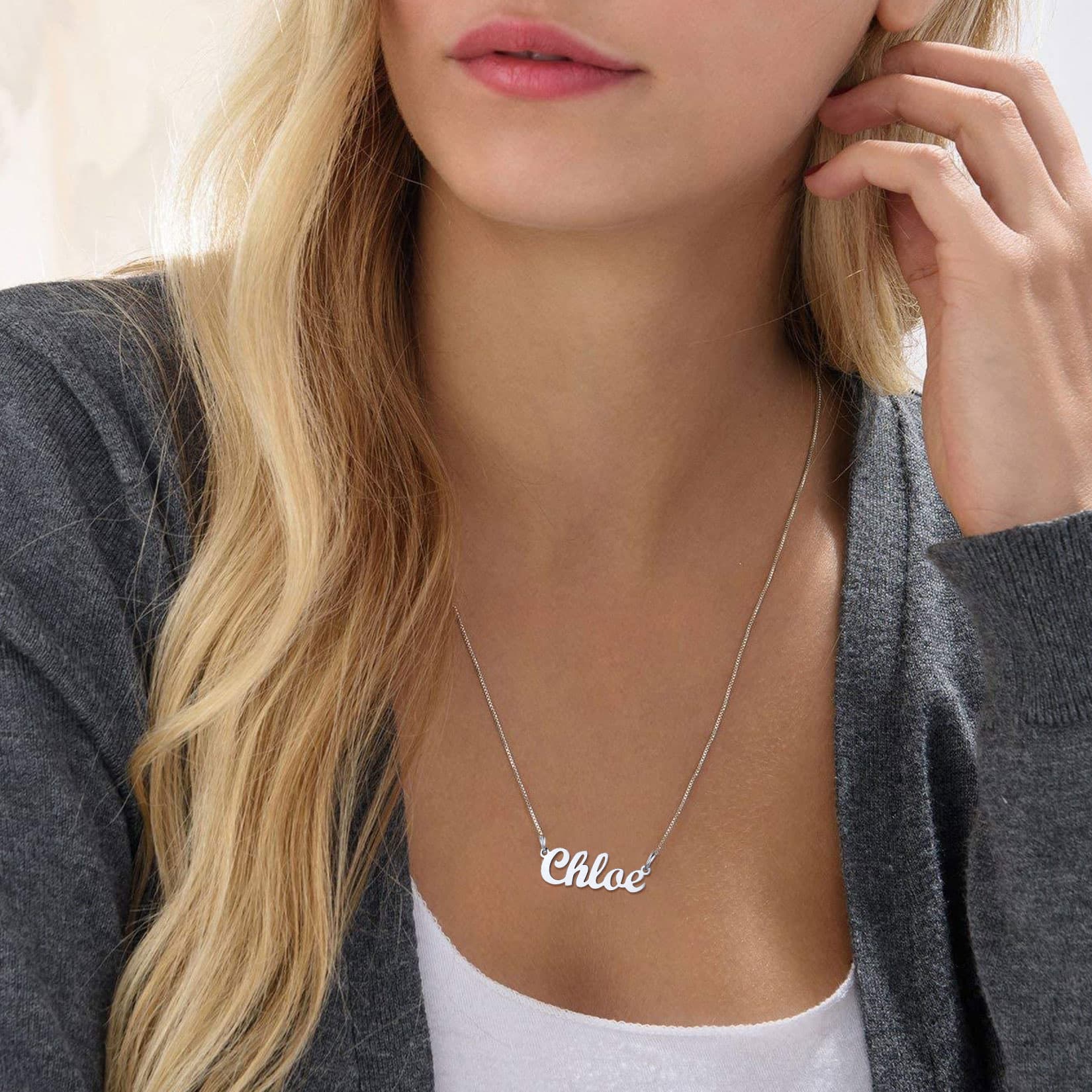 Stainless steel personalized name necklace Clearance