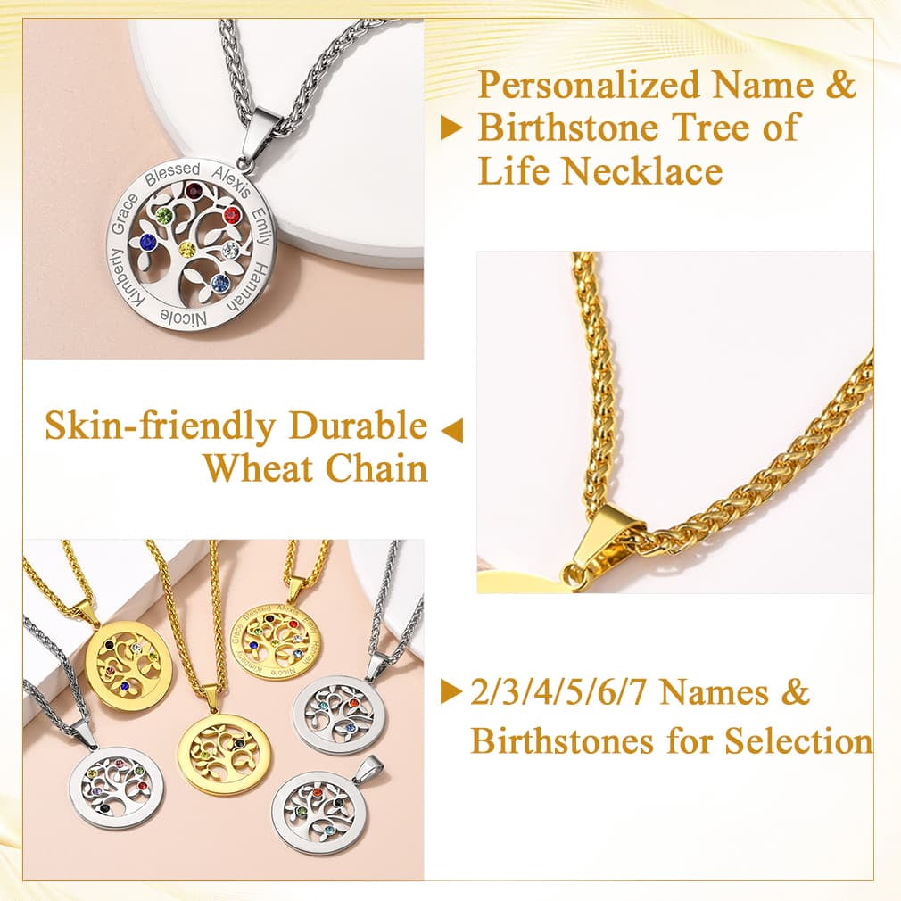 Platinum 6 mm Round Aquamarine Birthstone 16-18 Necklace | Roth Jewelers