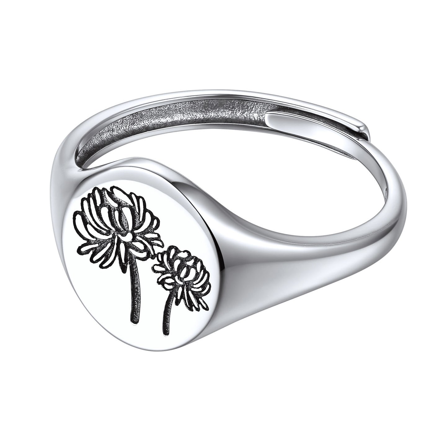 November Birth Flower Ring