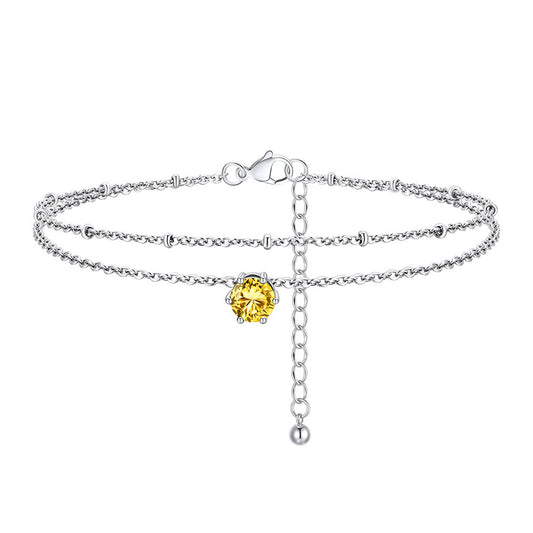 November Birthstone Anklet UA30331
